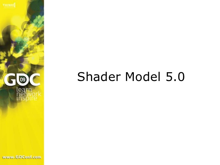 shader model 5.0 graphics card